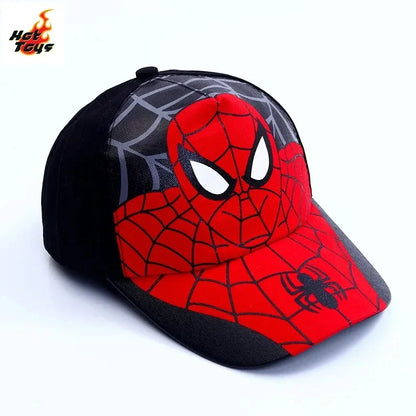 Spider Man Baseball Cap Cartoon Mesh Cap Hip Hop Hat Sunscreen Breathable Adjustable Children's Day Christmas Gift Ornament