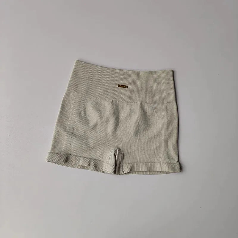 Women Yoga Shorts Fitness Shorts Breathable Sports Short Leggings High Waist Hip lift Workout Cycling Shorts Gym Running Shorts