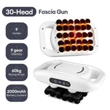 22-Head Fascia Gun High-Frequency Vibration Body Massage Gun Back and Waist Massager Massager Neck Shoulder Massager masajeador