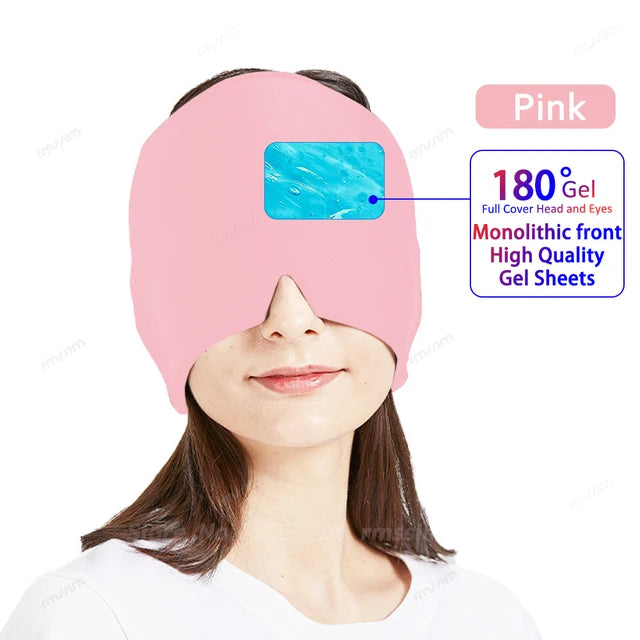 Sleep Mask Comfortable Hot Cold Therapy Ice Cap Sleeping Eye Mask Eyeshade Cover Shade Eyes Relax Enlarged Eye Patch Women Men