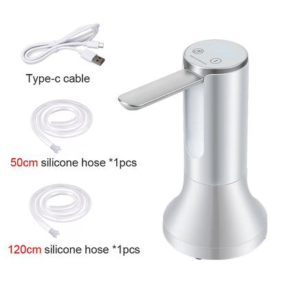 Electric Water Gallon Bottle Pump Foldable Automatic Water Dispenser 19 Liters Bottle Rechargeable Desktop Drinking Water Pump