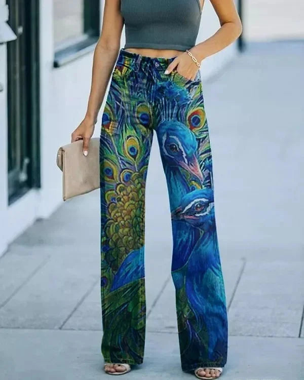 2025 New Women's Casual Trousers Thin Style Jeans Women's Fashionable Elegant Design
