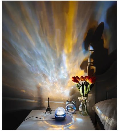 LED Galaxy Projector Light Multi-color Remote Control for Bedroom Decoration Christmas Star Projector Night Light New Year Gift