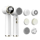 6‑in‑1 Ultrasonic Facial Cleansing Brush – Exfoliate, Pore Clean, Compress