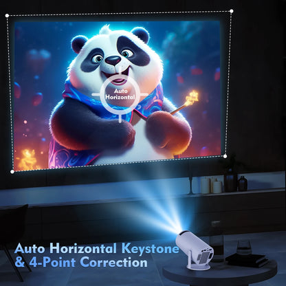 Magi cubic Projector HY300 Pro 4K Android 11 Dual Wifi6 260ANSI Allwinner H713 BT5.0 1080P 1280*720P Home Cinema Outdoor Projector