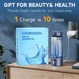 2300ppb Hydrogen Bottle Hydrogen Water Generator Bottle SPE Hydrogen Rich Water Bottle Quick Electrolysis Hydrogen Bottles Water