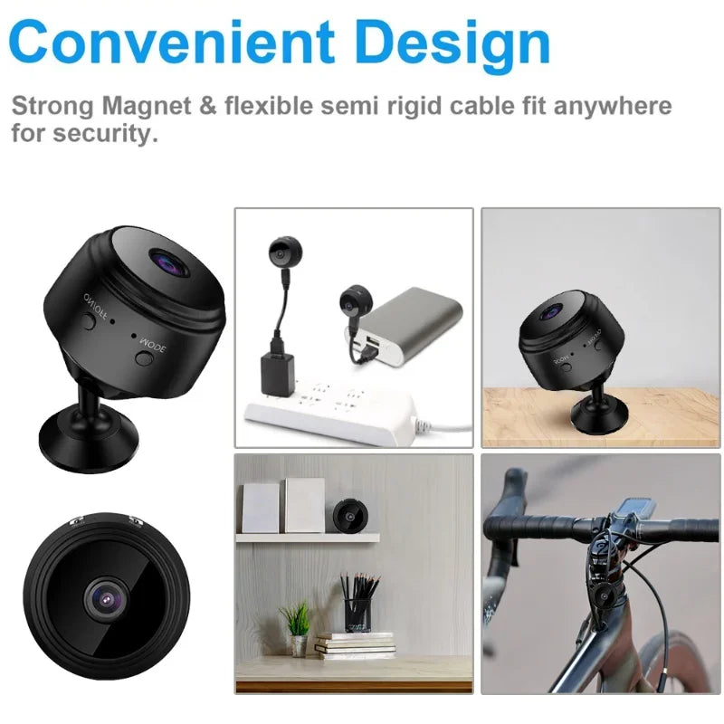 A9 Wifi Mini Camera 1080P Security Monitoring Wireless Remote Night Vision Video Surveillance Smart Home Mini DV Cam HD Camera