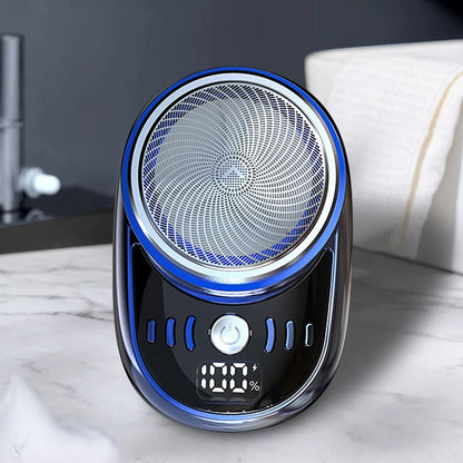 Mini Electric Shaver USB Charging Pocket Travel Razor Portable Wireless Detachable Shaver with Digital Display Beard Razor