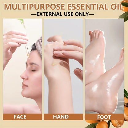 Morocco Argan Hair Oil Care Essence Nourishing Moisturizer Face Repair Improve Split Hair Younger Firming Lifting Skincare