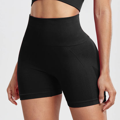 1/3/4pcs Women's Seamless Cycling Short Leggings-High-Waist Stretchy&Quick Drying Nylon For Yoga Gym & Outdoor Shorts