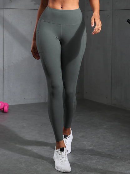 Women Camouflage Print High Waisted Sports Pocket Suitable For Running, Fitness, Yoga, Outdoor Adventure, Squat-Proof Leggings