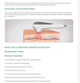 Physiotherapy Therapeutic Ultrasound Device Muscle Pain Relief Ultrasonido Body Massage Health Care Ultrasonic Therapy Machine