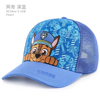 Genuine PAW Patrol Children's baseball Hats Cotton Cute Caps Headgear Chase Skye Print Party Kids Summer Hat Children Gift