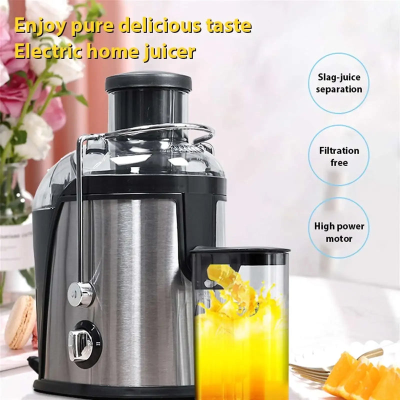 400W Juice Extractor, 22000RPM Motor with 3" Wide Chute for Whole Fruits/Vegetables, 2-Speed Juicer, Easy-Clean Design