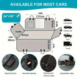 Premium Dog Car Hammock – Scratch-Proof & Waterproof