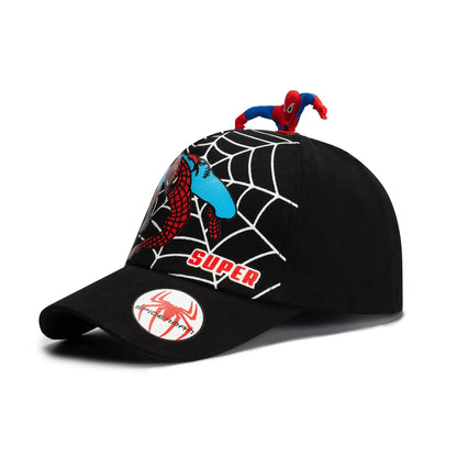 Spider Man Baseball Cap Cartoon Mesh Cap Hip Hop Hat Sunscreen Breathable Adjustable Children's Day Christmas Gift Ornament