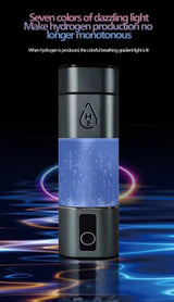 New hydrogen rich water cup high concentration water element cup electrolyte 6000PPB+ Portable negative ion cup making