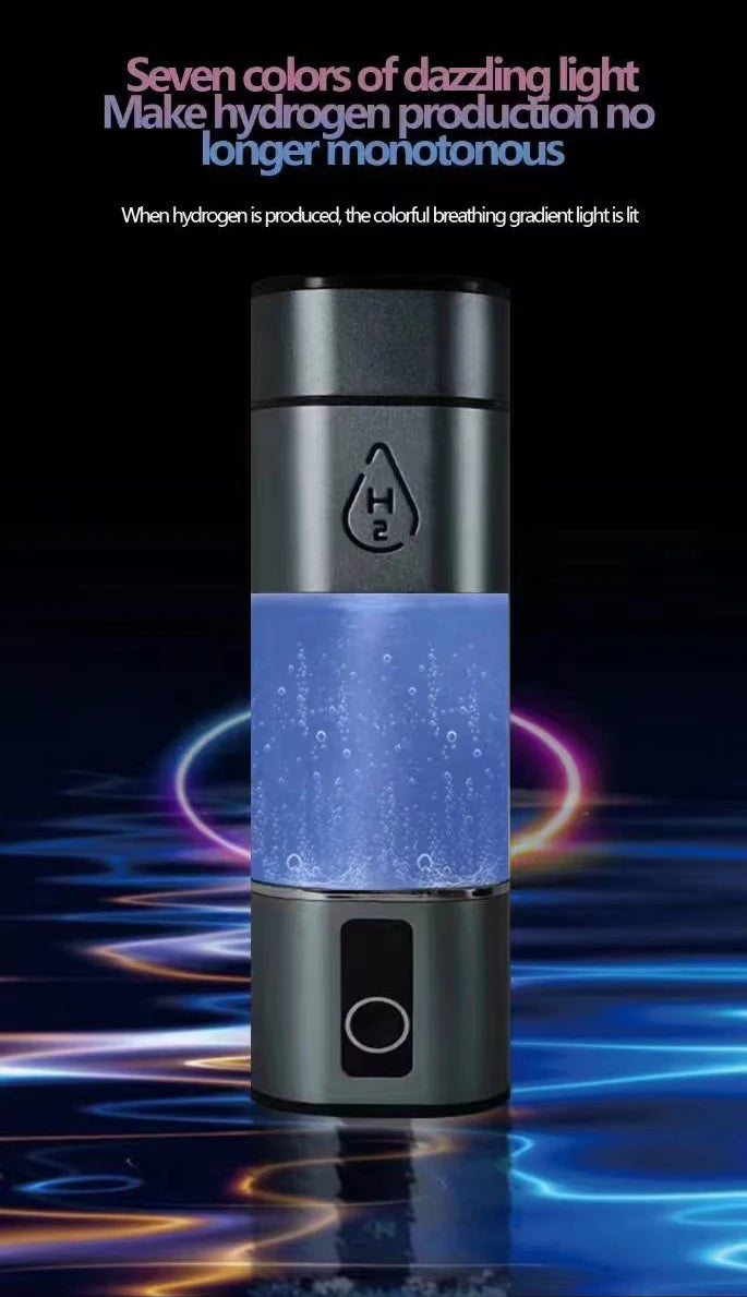 New hydrogen rich water cup high concentration water element cup electrolyte 6000PPB+ Portable negative ion cup making