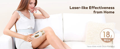 Permanent Laser Hair Removal Device Results in 4 Weeks Painless IPL Epilator 9 Levels 999900 Flashes Home Whole Body Treatment
