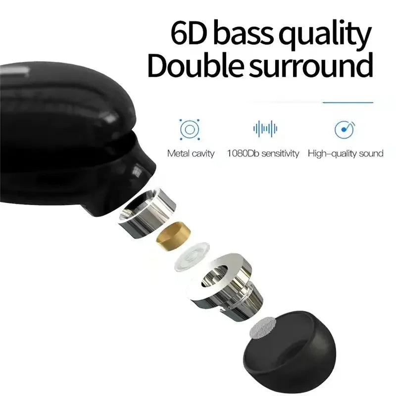 X9 Wireless Earphone Bluetooth-compatible 5.0 With Mic Single in-Ear Sports Headset For Xiaomi Huawei Stereo Sound Headphones