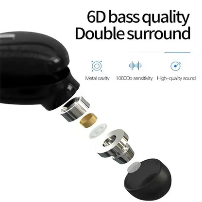 X9 Wireless Earphone Bluetooth-compatible 5.0 With Mic Single in-Ear Sports Headset For Xiaomi Huawei Stereo Sound Headphones