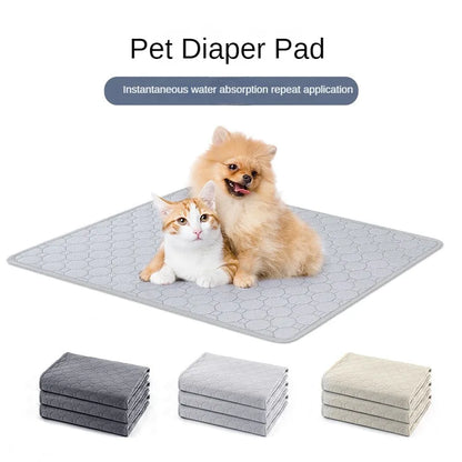 4-layer High Quality Pet Dog Bed Pet Diaper Reusable Dog Pee Pad High Absorbent Diaper Pad Whelping Mat Soft Kennels Pad Cat Mat