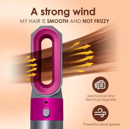 New 5 in 1 Hair Dryer Hot Comb Set Professional Curling Iron Hair Straightener Styling Tool For Airwrap Hair Dryer 2025