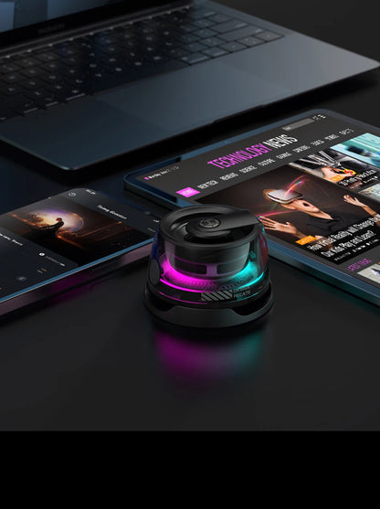 Edifier Portable Bluetooth Speaker HECATE G200 RGB Lighting Magnetic Speaker BT5.3 Mini Sound Box 7 Hours Playback Phone Holder