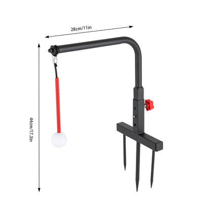 Outdoor Golf Hitting Swing Training Tool , Professional Golf Ball Chipping Practice Hitting Tool, Swing Practice Trainer Golf
