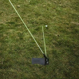 Golf Alignment Stick Holder Swing Practice Plate Plane Trainer Training Aid Alignment Stick Base