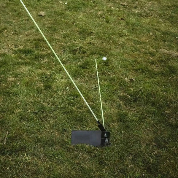 Golf Alignment Stick Holder Swing Practice Plate Plane Trainer Training Aid Alignment Stick Base
