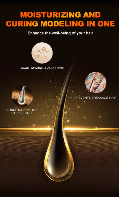Deep Wave Control Pomade Shampoo Kit Biotin Prevent Hair Loss Edge Control Gel Sport Strong Hold Wave Hair Gel For African Men
