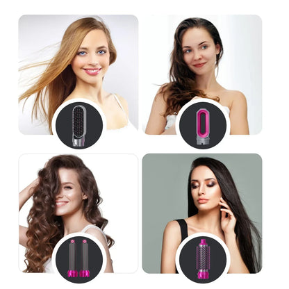 New 5 in 1 Hair Dryer Hot Comb Set Professional Curling Iron Hair Straightener Styling Tool For Airwrap Hair Dryer 2025
