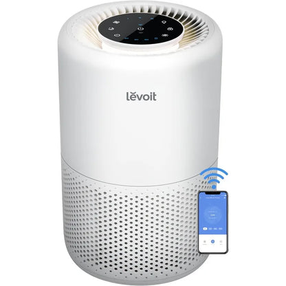 Home Bedroom Air Purifier, Smart WiFi Alexa Control, Coverage up to 916 Square Feet, 3-in-1 Filter, 24dB Quiet Bedroom