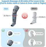 Foot air pressure leg massager promotes blood circulation, body massager, muscle relaxation, lymphatic drainage device 360°
