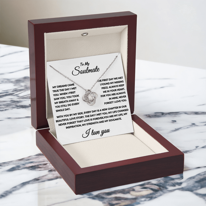 Love Knot Necklace – My One & Only • Symbol of Eternal Love