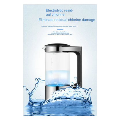 Electrolytic chlorine removal in hydrogen water kettle – removes impurities and enhances water freshness