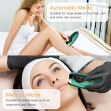 IPL hair removal in automatic and manual modes – suitable for face, arms, underarms, bikini and leg areas