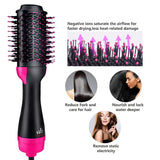 Hot air brush benefits include faster drying, less heat damage, and reduced static for healthy, nourished hair