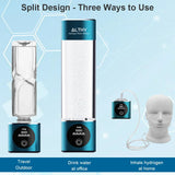 3-in-1 Portable Hydrogen Water Bottle – Use for Drinking, Travel, and Hydrogen Inhalation Therapy