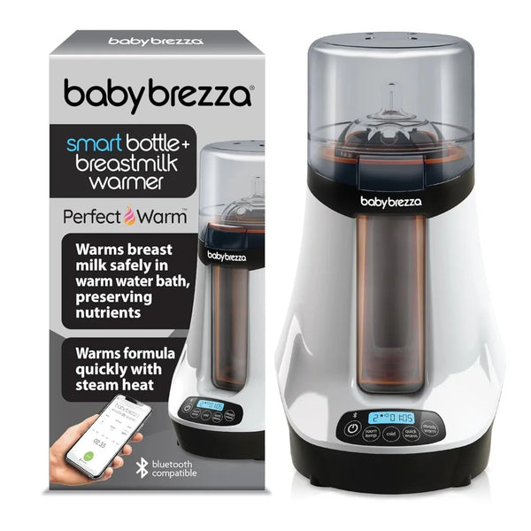 Smart baby bottle and breastmilk warmer with Bluetooth app and digital screen – dual heat modes