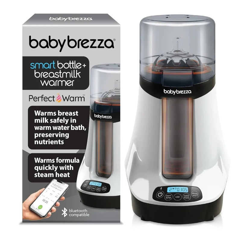 Smart baby bottle and breastmilk warmer with Bluetooth app and digital screen – dual heat modes