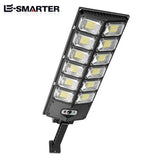 W789 Solar Light with multi-LED panel close-up showing grid reflector lens design