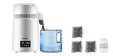SucceBuy 4L Water Distiller Purifier Filter 1 L/H Distilling Speed Dispenser Drinking Bottle Softener Touch Screen Home Use
